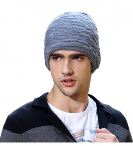 Men's Sport Knit Game Double Sides Can Wear Beanie Hat Black CR124OJEHOJ