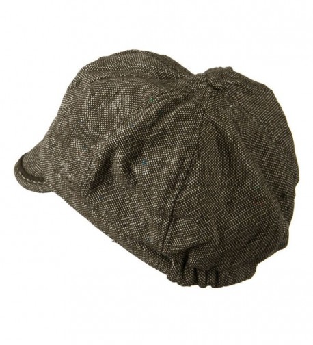 Ladys Wool Blend Tweed Newsboy