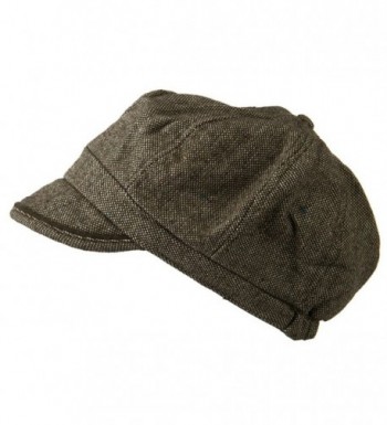 Ladys Wool Blend Tweed Newsboy in Women's Newsboy Caps