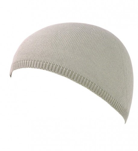 Casualbox Charm Mens Cool Max Sports Skull Cap Beanie Hat - Light Gray - CD11BZPSOIL