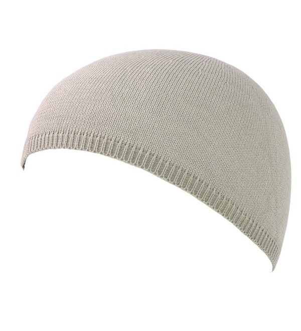 Casualbox Charm Mens Cool Max Sports Skull Cap Beanie Hat - Light Gray - CD11BZPSOIL