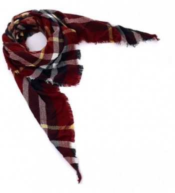 Blanket Triangle Scarves Tartan Gorgeous in Cold Weather Scarves & Wraps