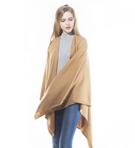 Wool Winter Shawl Scarf-Soft Blanket Shawl Pashmina Wrap Christmas poncho KAISIN - Camel A1 - C0187LQE5HG