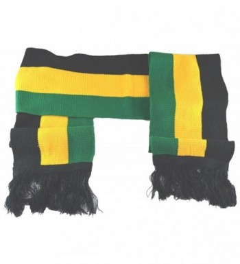 MM Jamaican Scarf Black Yellow Green 8"80" - CQ128KFODG5