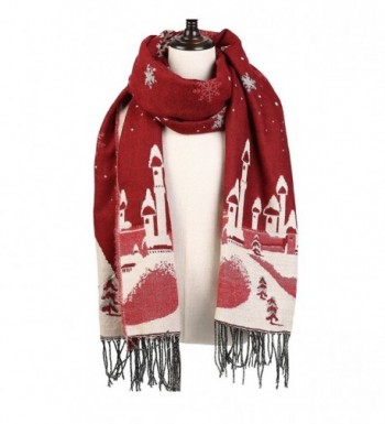 Christmas Reversible Oversized Thickened Pashmina