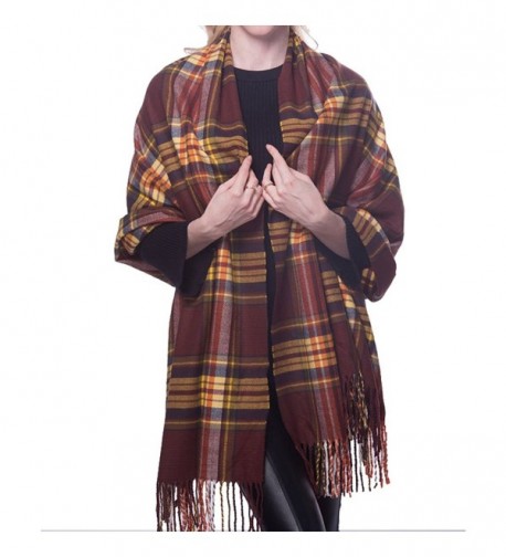 Tartan Multicolor Checked Blanket Trims 05 in Fashion Scarves