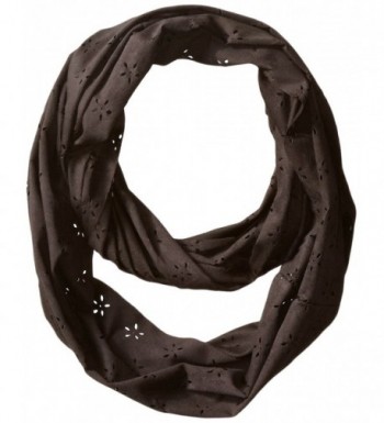 D&Y Women's Faux Suede Loop Scarf - Black - CT12BJSRDMV