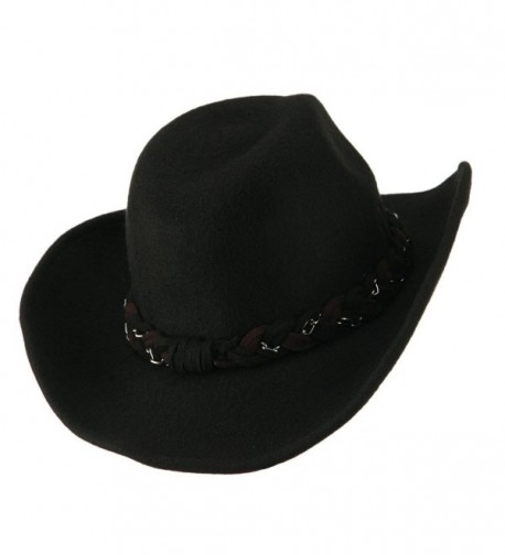 Wool Felt Cowboy Hat Twisted in Men's Cowboy Hats