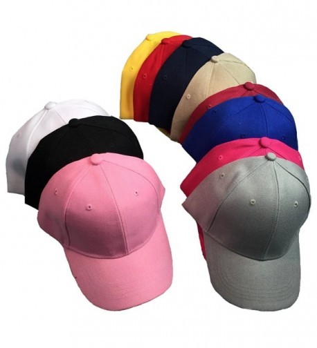 Baseball Blank Velcro Closure Adjustable in Men's Baseball Caps