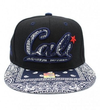 LAFSQ Embroidered California Snapback Paisley