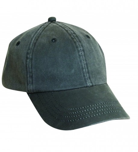 Dorfman Pacific Co. Men's Forever Weathered Cotton Cap - Black - CD114D1FLAH