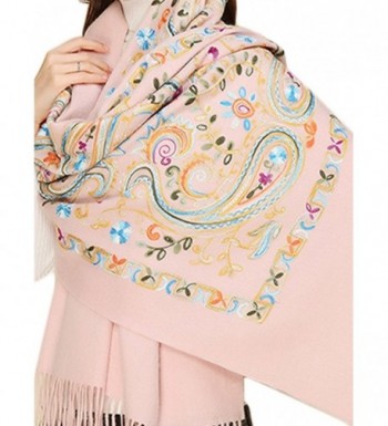 QYQS Womens Pashmina Delicate Embroidered