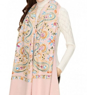 QYQS Womens Pashmina Delicate Embroidered in Wraps & Pashminas