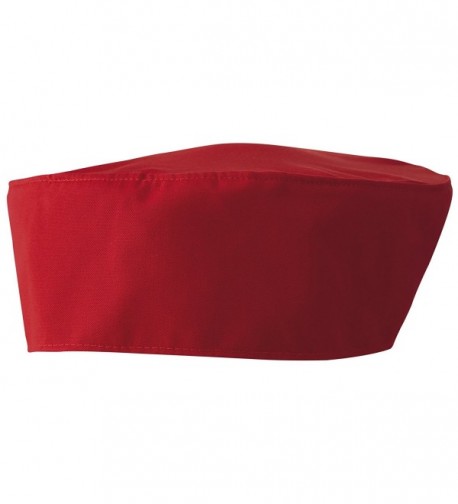 Premier Unisex Chefs Skull Cap - Red - C911CKMO5CR