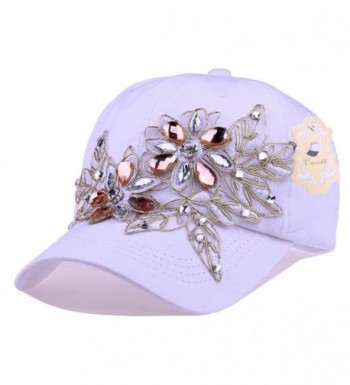 CRUOXIBB Womens Rhinestone Baseball Fashion in Women's Baseball Caps