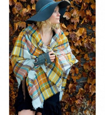 Bohomonde Blanket Winter Mustard Orange in Fashion Scarves