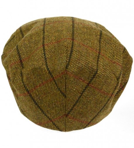 Shooting Wool Woolen Check Medium in Men's Newsboy Caps