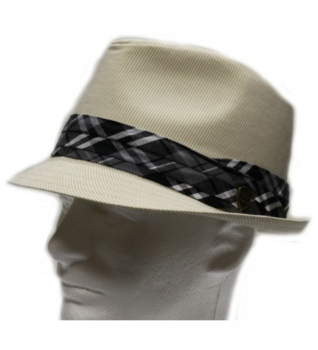 City Hunter Pmt580 Stripe Khaki L in Men's Fedoras