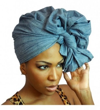 Urban Turbanista Wrap Chambray Headwrap