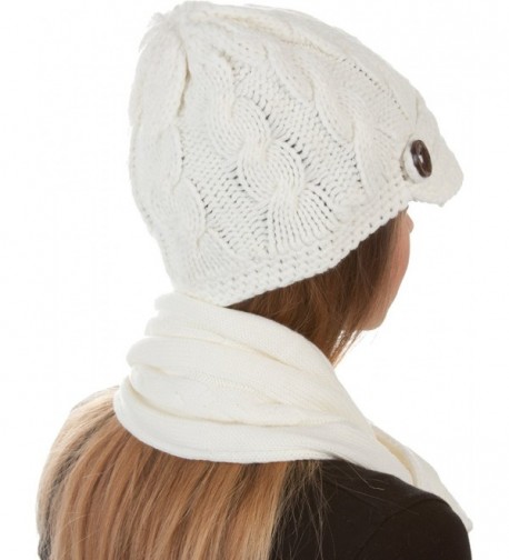 EHATES870VB Womens 2 piece Knitted Beanie