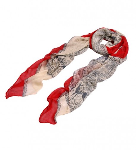 Premium Medallion Animal Print Scarf