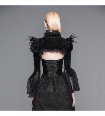 Gothic Steampunk Feathers Tassel Pashmina in Wraps & Pashminas