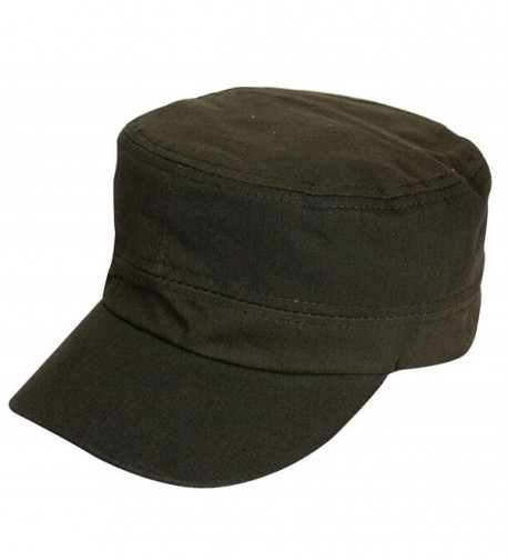 Unisex Fitted Military Adjustable 52 58cm - Army Green - CX12NH16YPJ