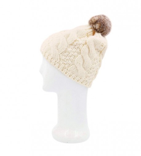 Premium Twist Cable Winter Beanie in Women's Skullies & Beanies