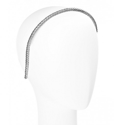 L Erickson Braided Headband Metallic