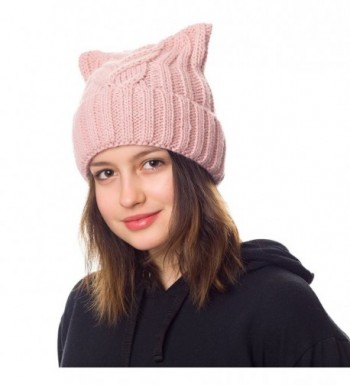 Hats Cats Women%60s March Cat Pink Winter
