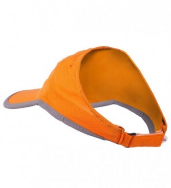 Athletic Mesh Ponytail Cap Orange