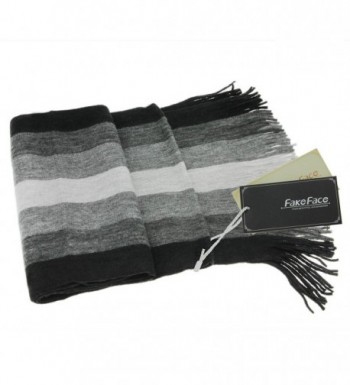 Winter Fringe Cashmere Christmas Stripes