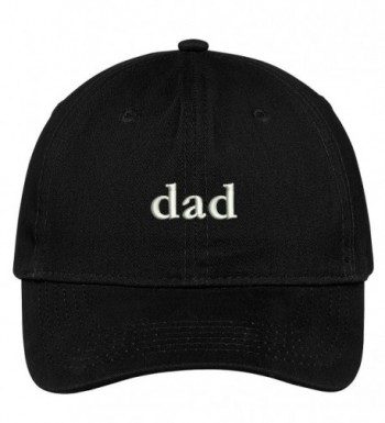 Trendy Apparel Shop Dad Embroidered Soft Low Profile Cotton Cap Dad Hat - Black - CY17WUSWN8M