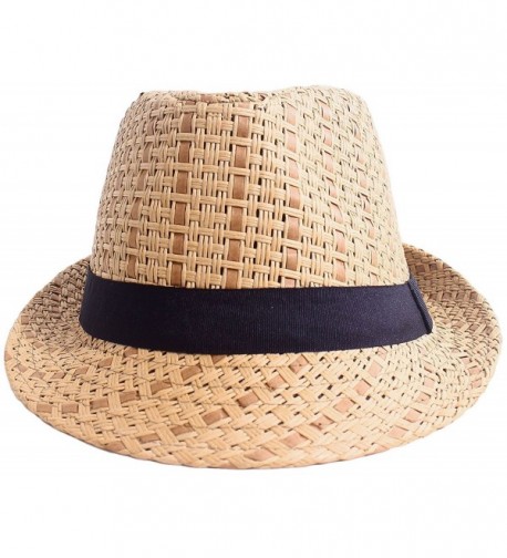 Straw Fedora Womens Summer Short