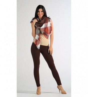 Blanket Sweater Fashion Lattice Maroon