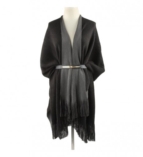 Womens Sided Poncho Pashmina Blanket