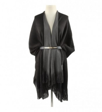 Womens Sided Poncho Pashmina Blanket