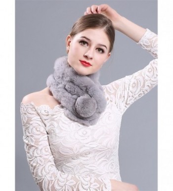 LITHER Rabbit Collar Scarves winter in Fashion Scarves