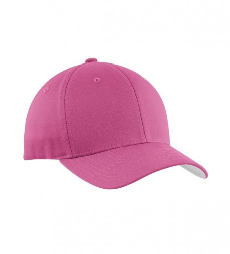 Port Authority Men's Flexfit Cotton Twill Cap - Charity Pink - CV11NGRB8CP