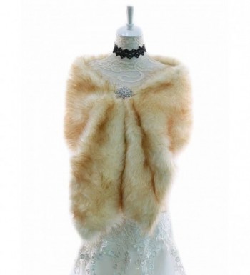Bridalvenus Wedding Fur Wraps and Shawls-Fur Stoles and Scarves for Women - CH12N25S3I7