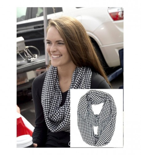 Tapp Multicolor Houndstooth Infinity Scarf