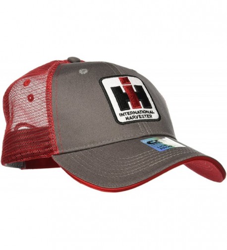 Case IH Trucker Hat Cap in Charcoal and Red - C8110RU1P45