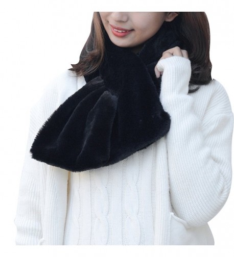 Warm Scarf Winter Soft Thick Neck Fashionable for woman by MissDill - Black - CG186R7EL0A