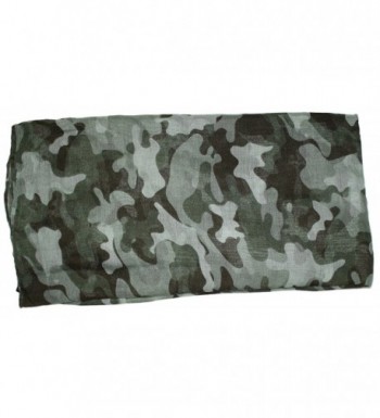Ted Jack Lightweight Camouflage Greens in Fashion Scarves
