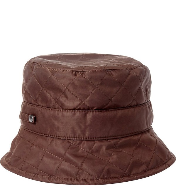 Betmar New York Quilted Bucket - Chocolate - C2110ID7UDL