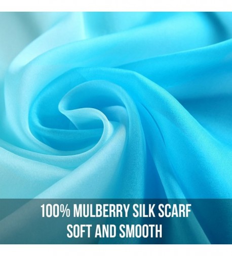 Womens 100% Mulberry Silk Head Scarf For Hair Ladies Scarf Gift for ...