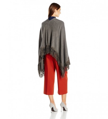 Fiorentina Womens Poncho Suede Fringe