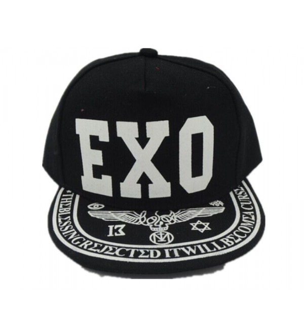 Hot Baseball Snapback Adjustable Cap Luminous Night Glow Hip-hop Dance Hat - EXO-2-Adult - CJ121DNCN27