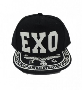 Hot Baseball Snapback Adjustable Cap Luminous Night Glow Hip-hop Dance Hat - EXO-2-Adult - CJ121DNCN27