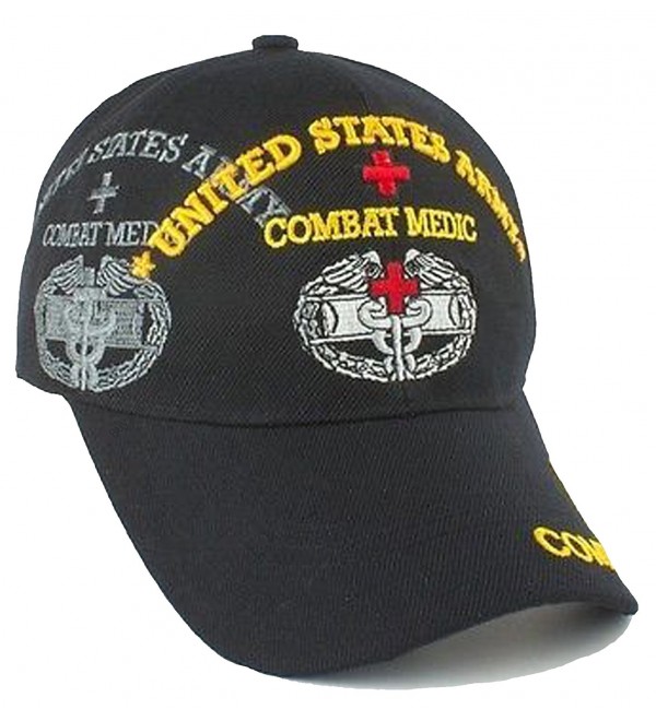 Army Combat Medic Cap and Bumper Sticker Black Hat U.S. Military - CL183TS7HHU